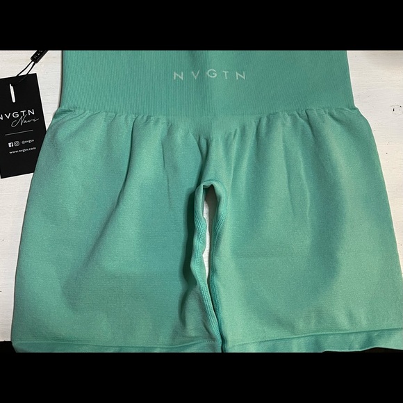 NVGTN Small Mint Pro Shorts - Picture 3 of 3